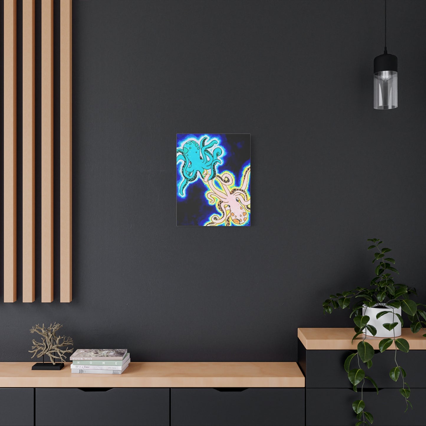 “In Deep” Stretched Canvas Print