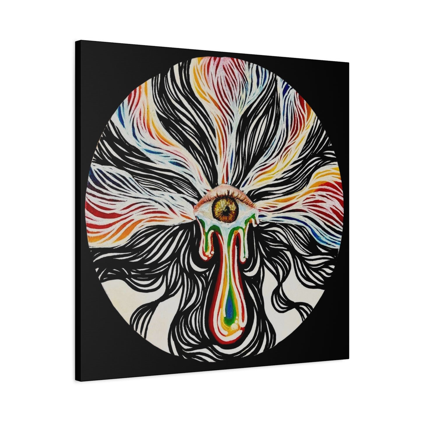 “Shades of Emotion” Stretched Canvas Print