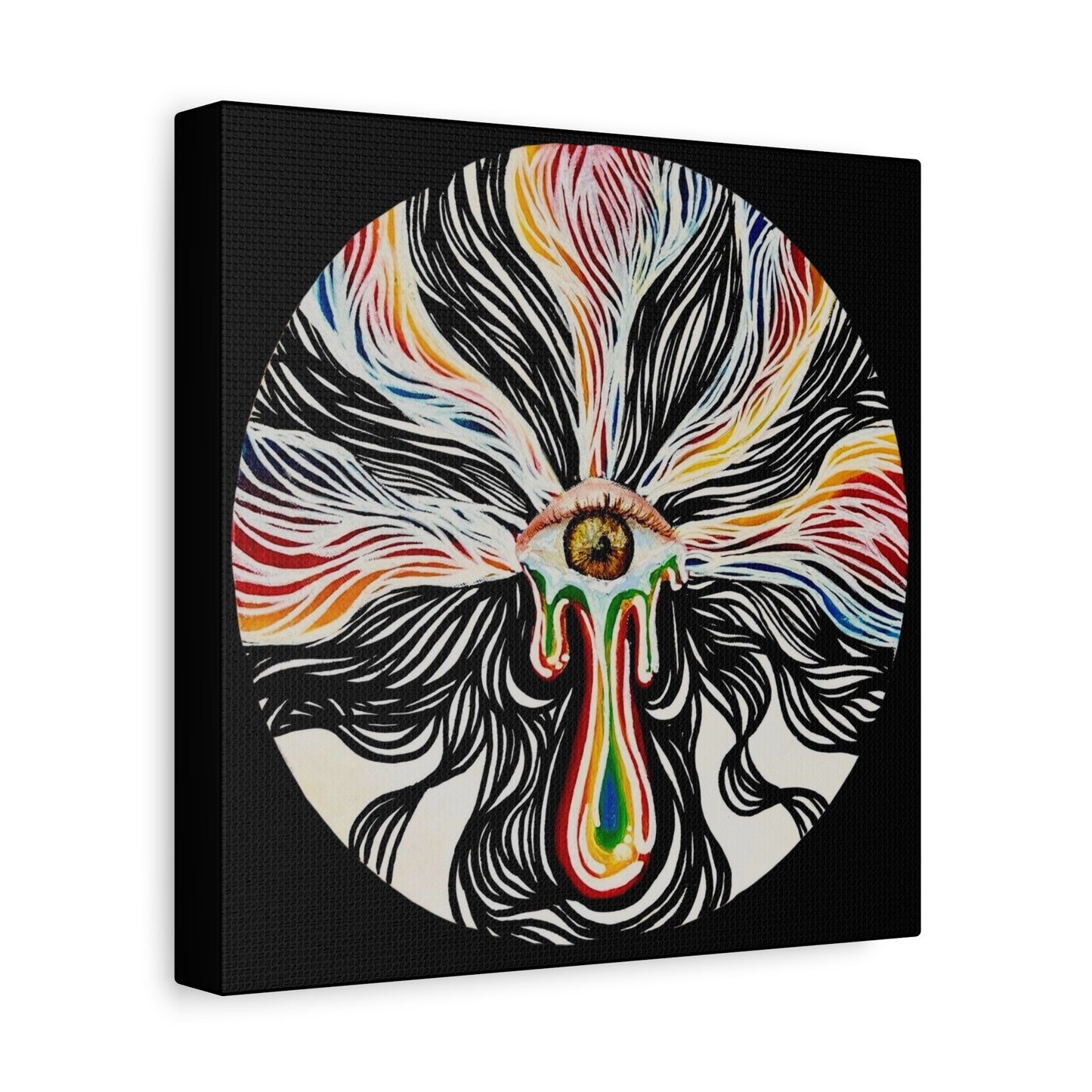 “Shades of Emotion” Stretched Canvas Print