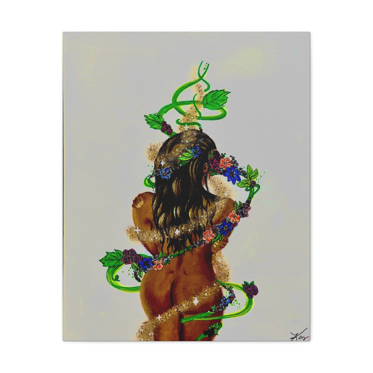 “Embrace” Stretched Canvas Print