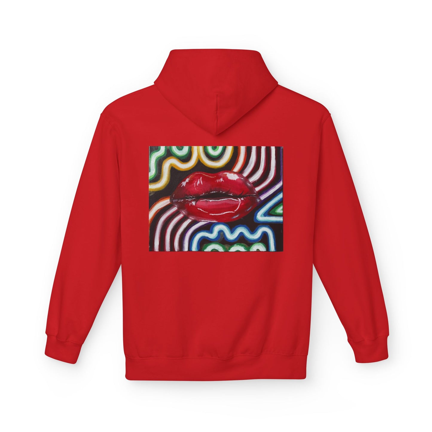 “Kiss Under the Neon” Unisex Hoodie