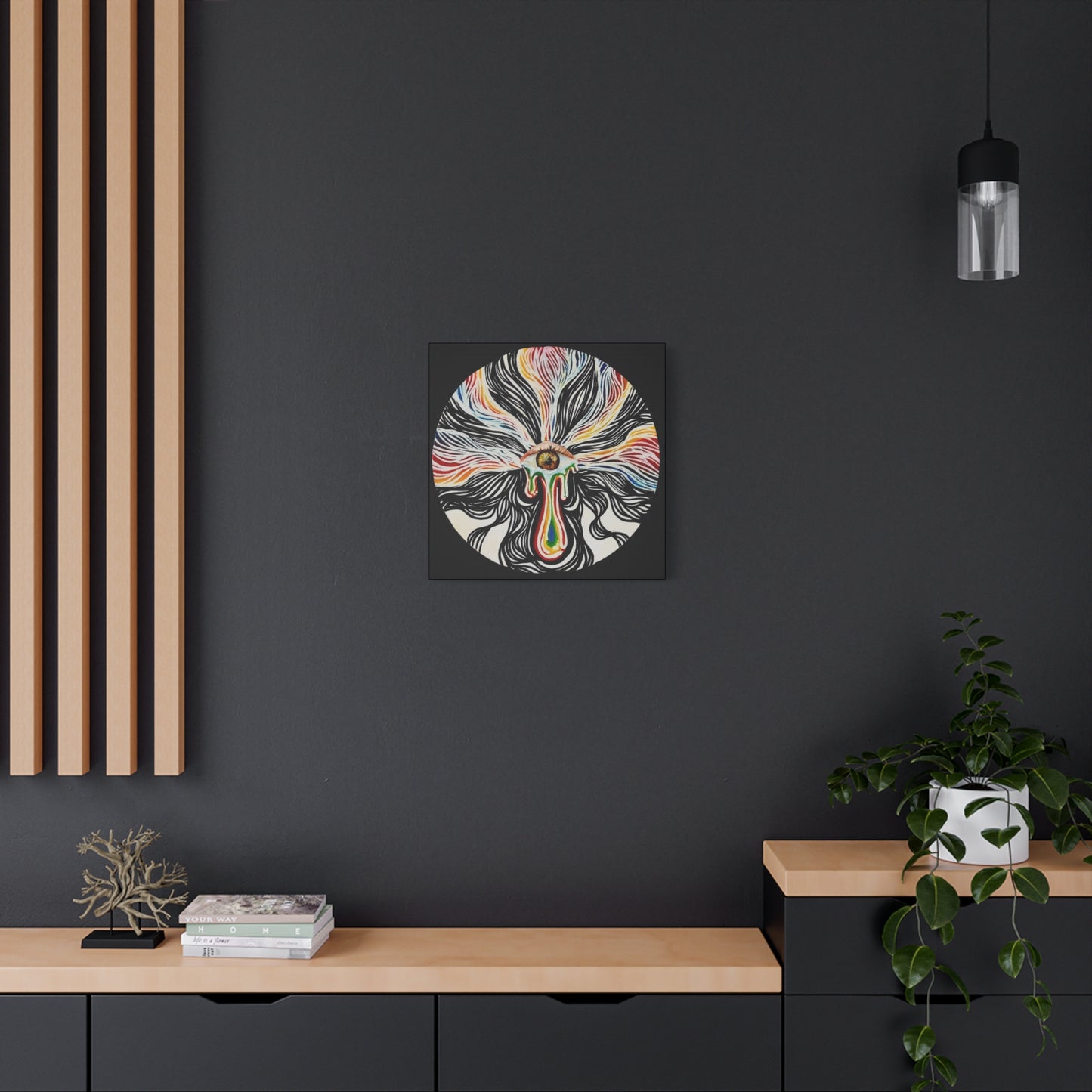 “Shades of Emotion” Stretched Canvas Print