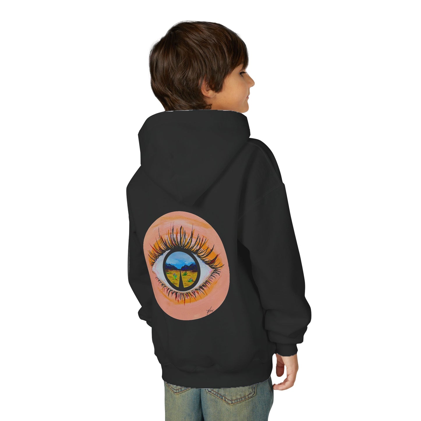 “Near or Far” Kids Hoodie