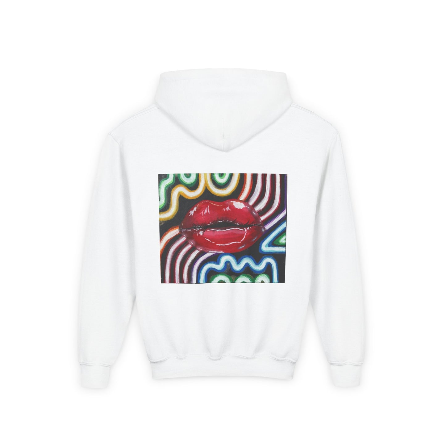“Kiss Under the Neon” Kids Hoodie