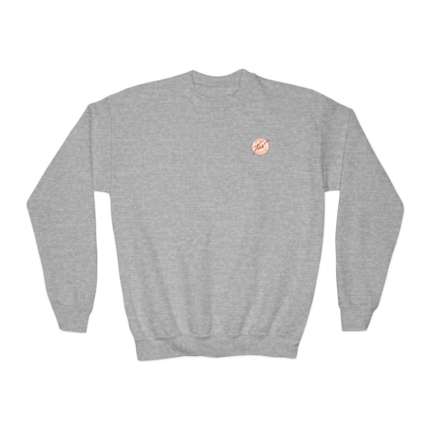 “Kiss Under the Neon” Kids Crewneck Sweater