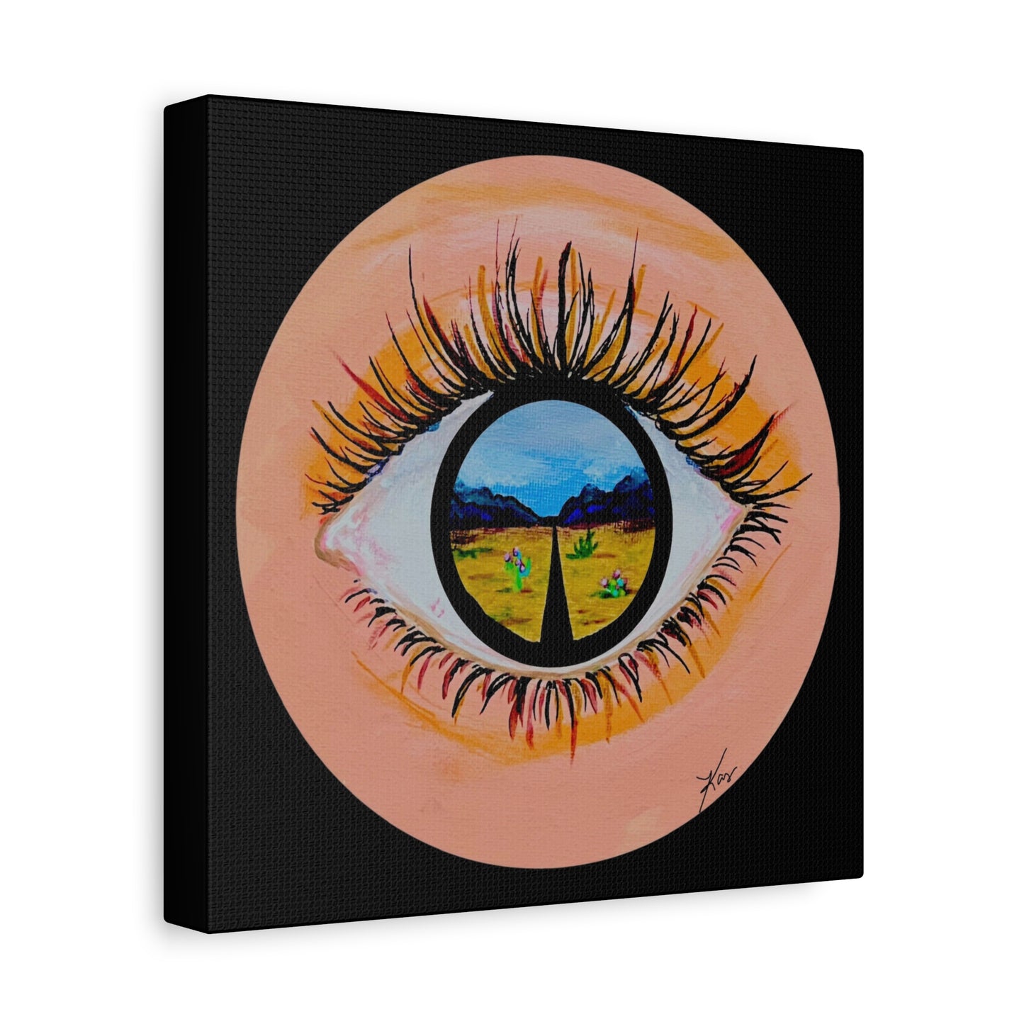 “Near or Far” Stretched Canvas Print