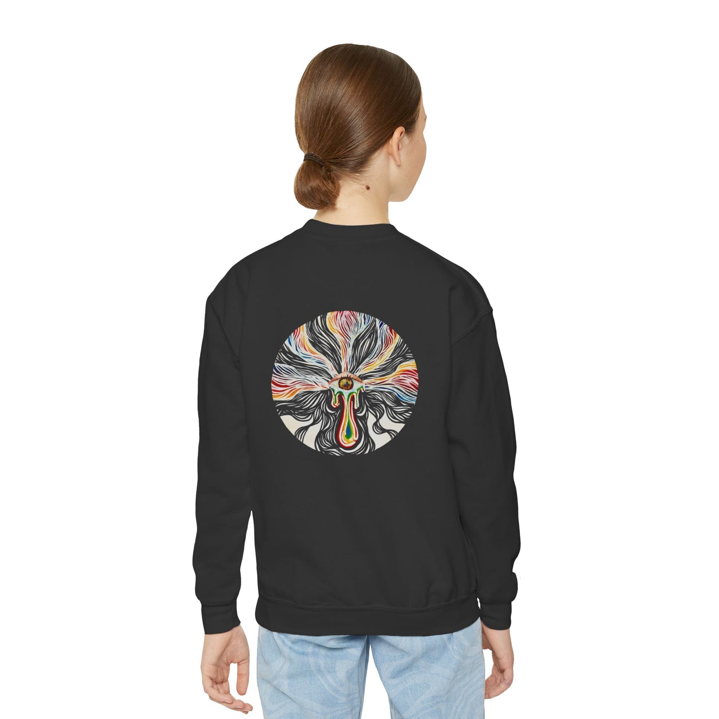 “Shades of Emotion” Kids Crewneck Sweater