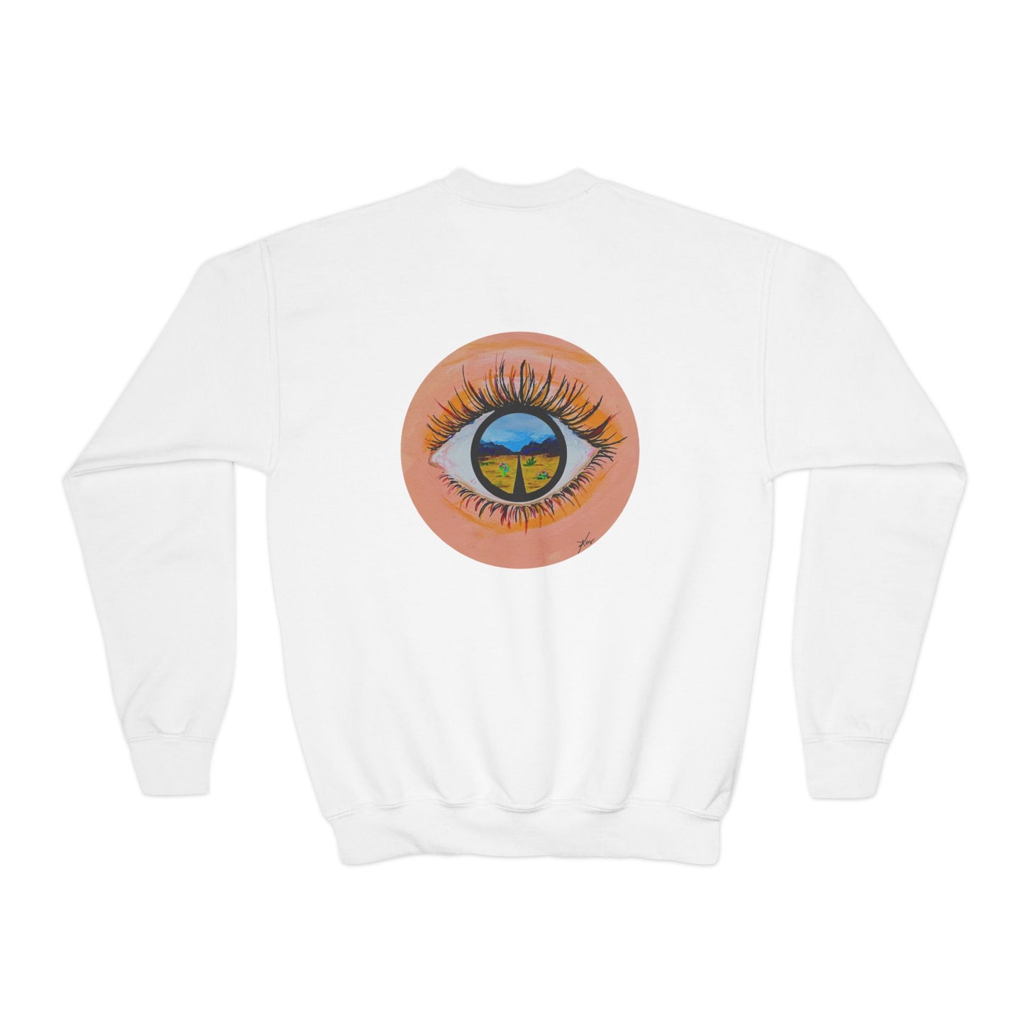 “Near or Far” Kids Crewneck Sweater