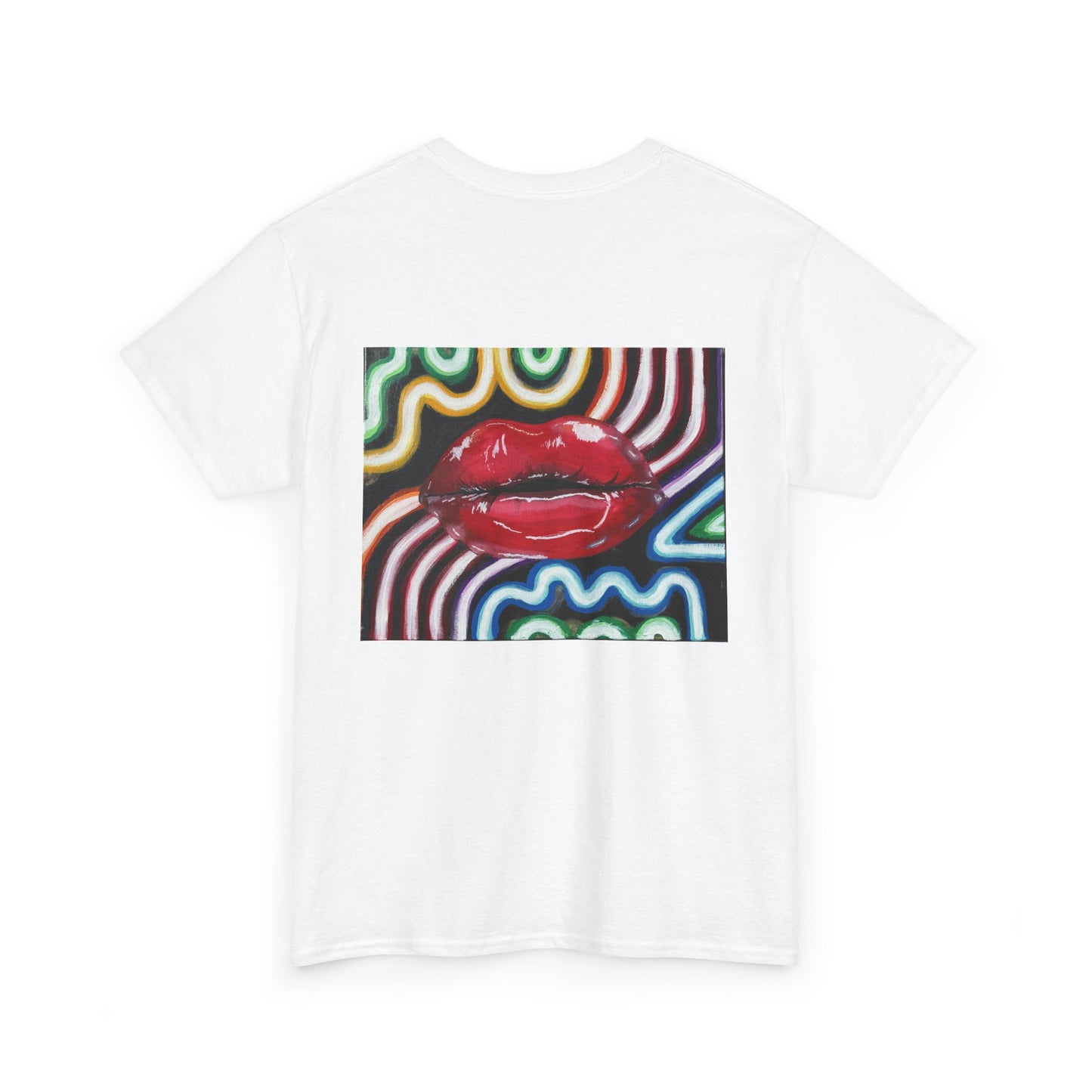 “Kiss Under the Neon” Unisex T-shirt