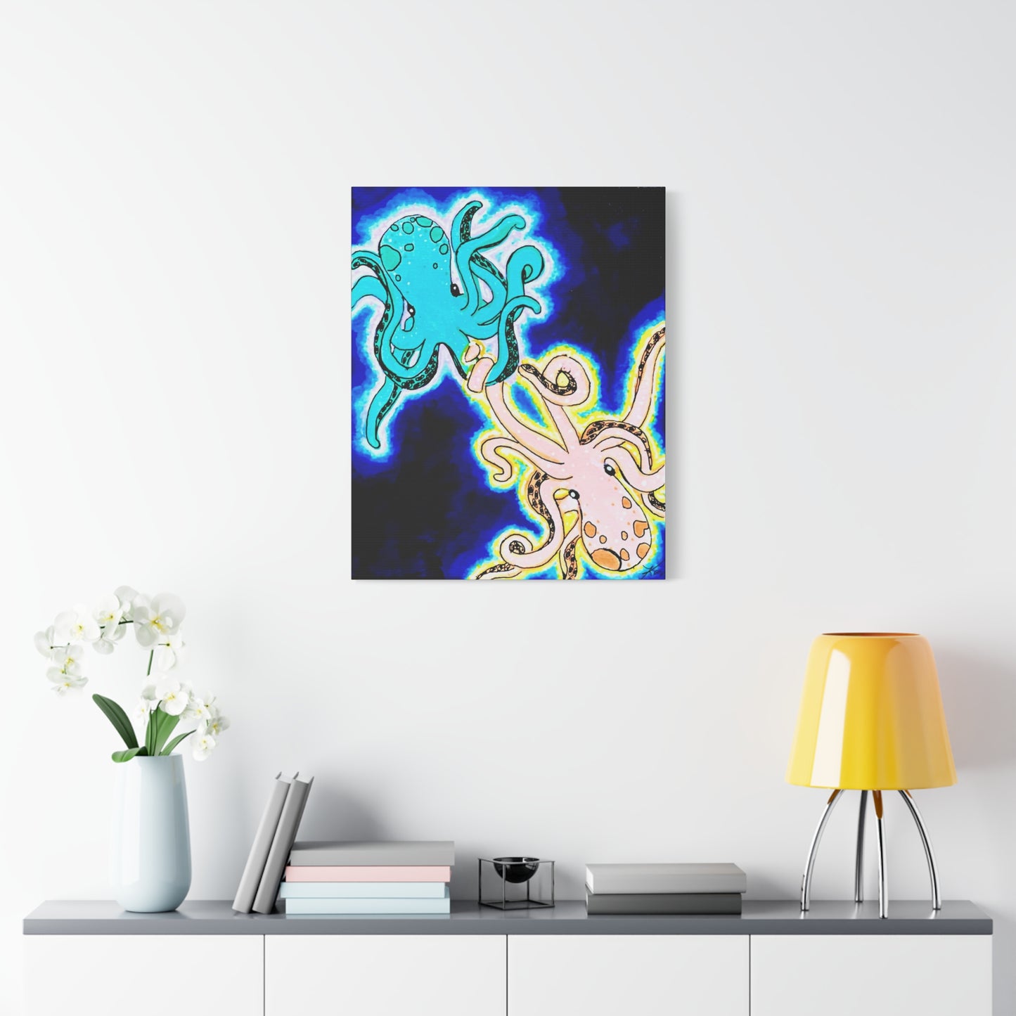 “In Deep” Stretched Canvas Print