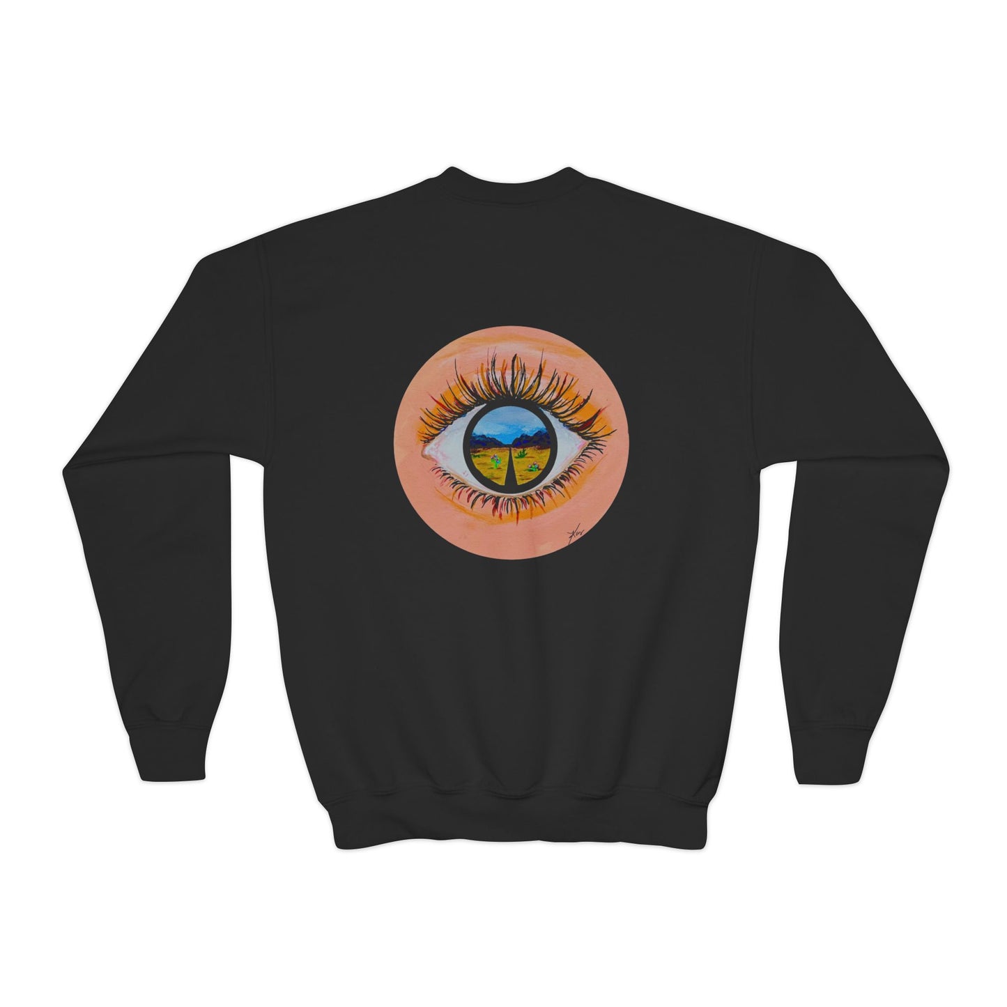 “Near or Far” Kids Crewneck Sweater
