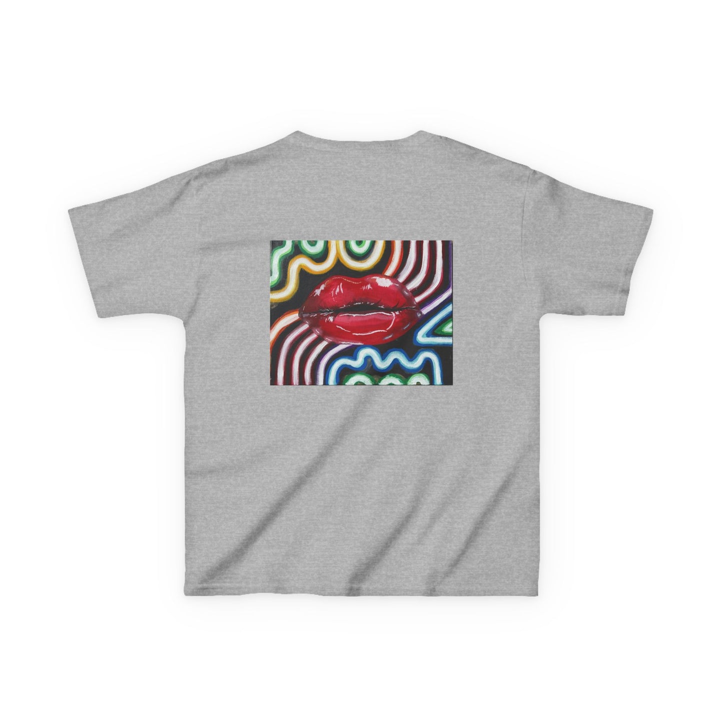 ‘Kiss Under the Neon” Kids T-Shirt