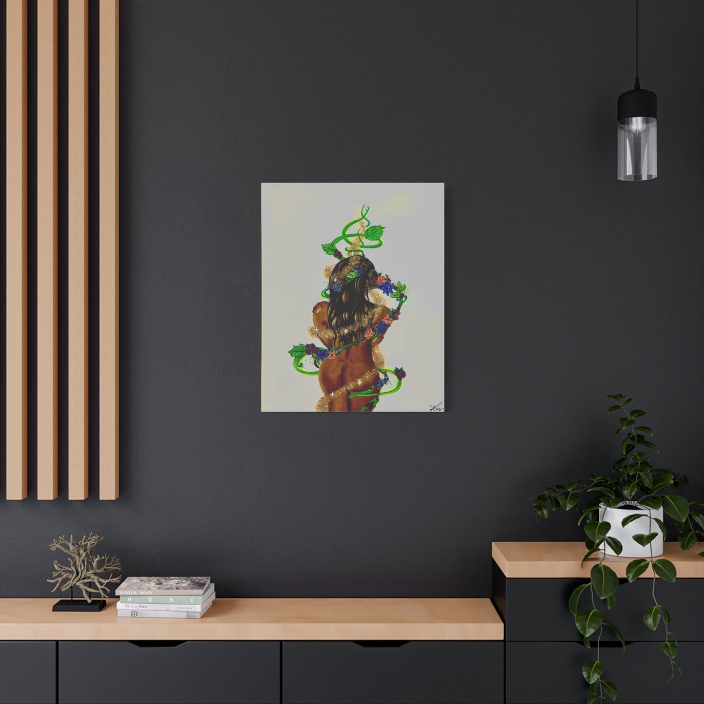 “Embrace” Stretched Canvas Print
