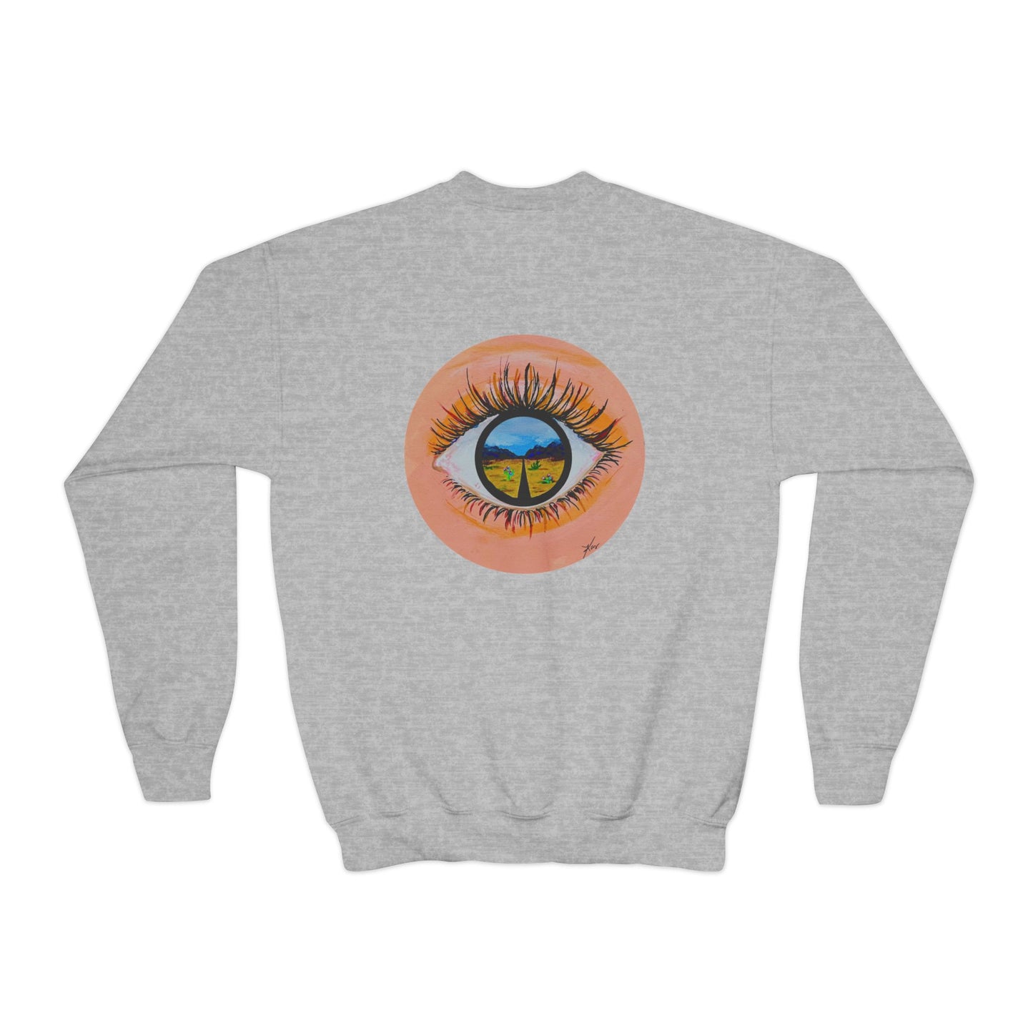 “Near or Far” Kids Crewneck Sweater