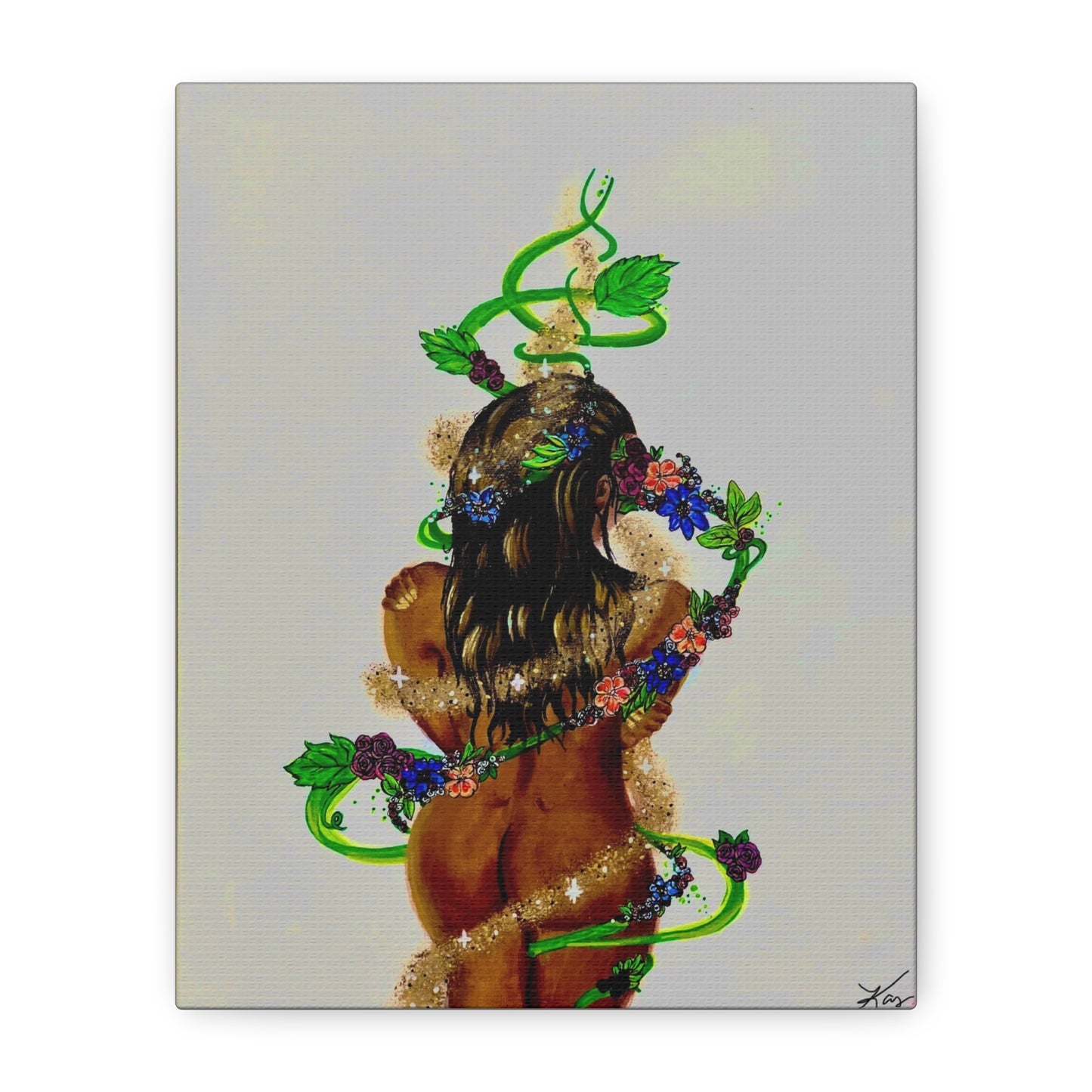 “Embrace” Stretched Canvas Print