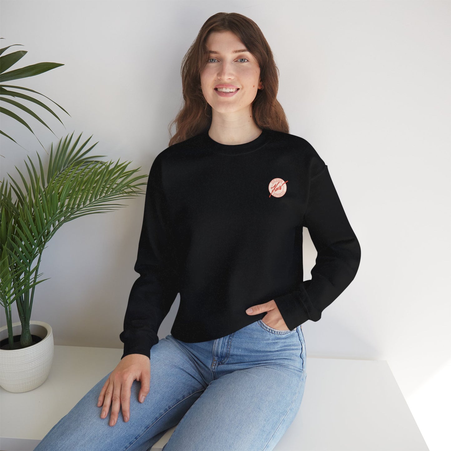 “Near or Far” Unisex Crewneck Sweatshirt