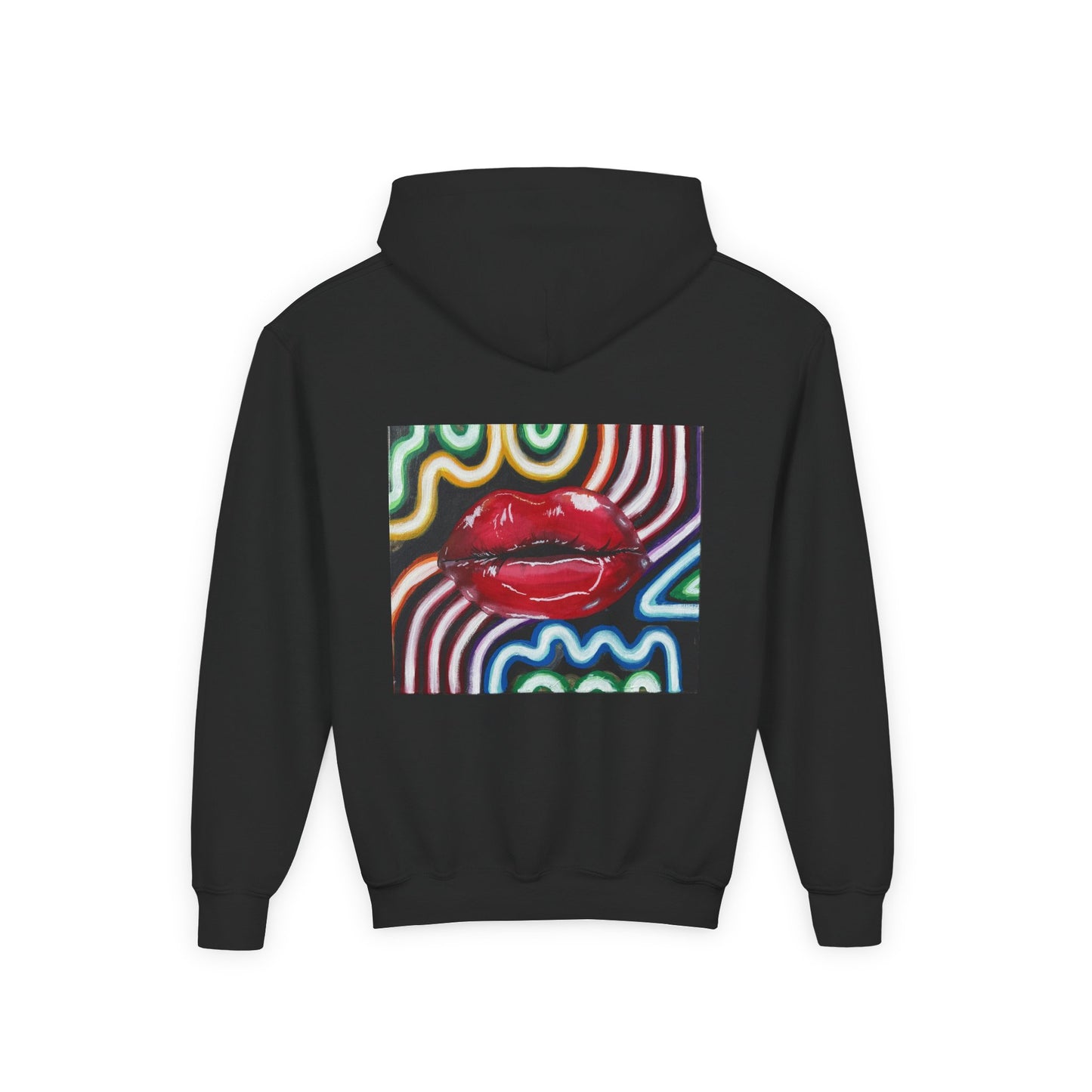 “Kiss Under the Neon” Kids Hoodie
