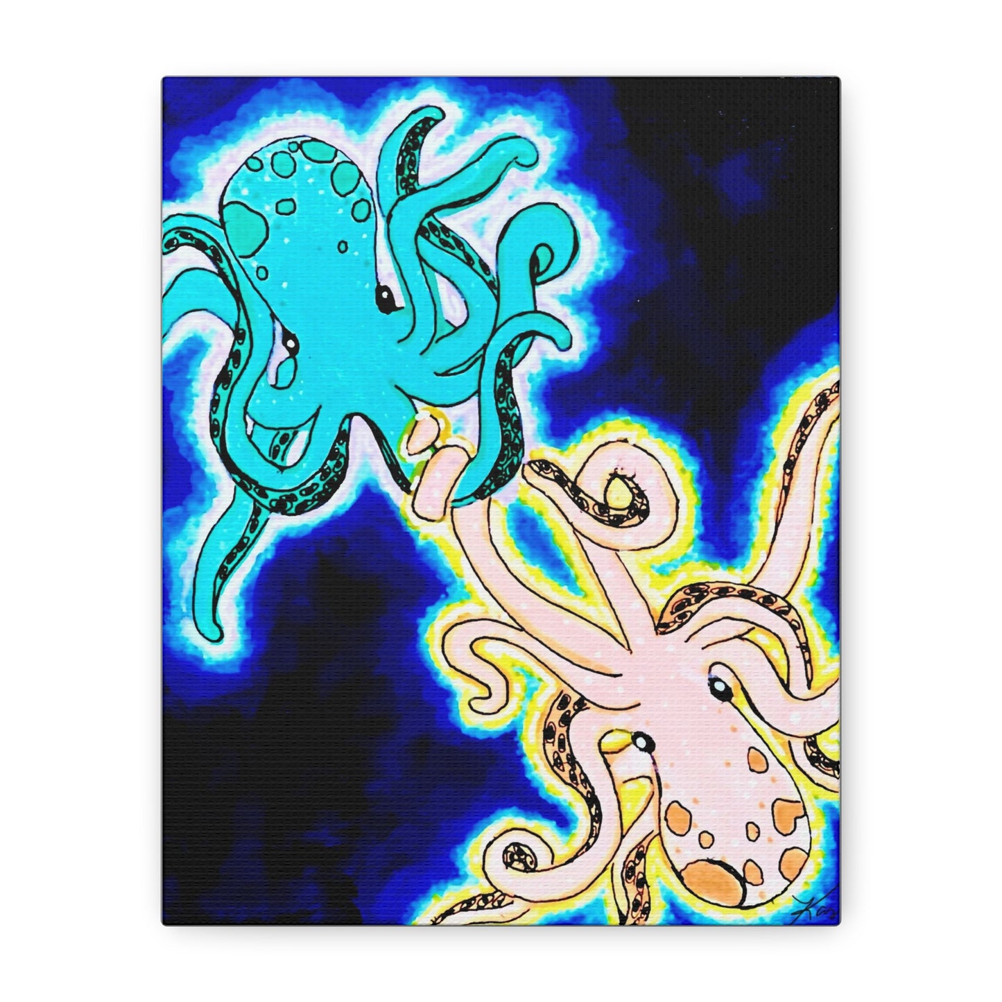 “In Deep” Stretched Canvas Print