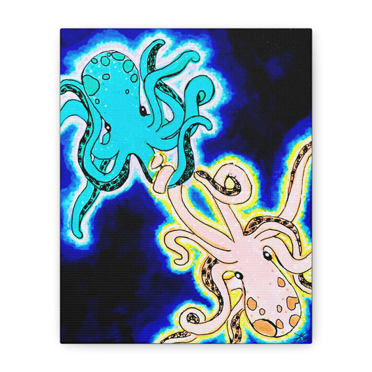 “In Deep” Stretched Canvas Print