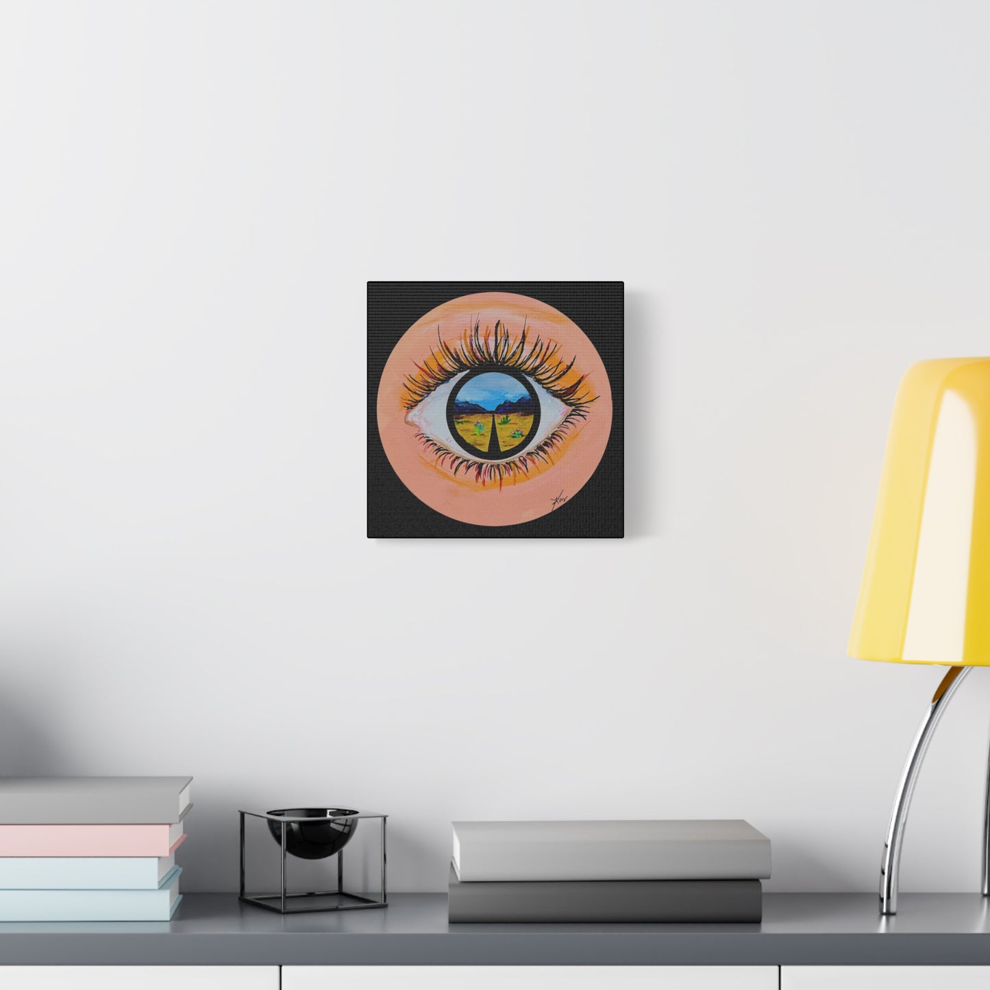“Near or Far” Stretched Canvas Print