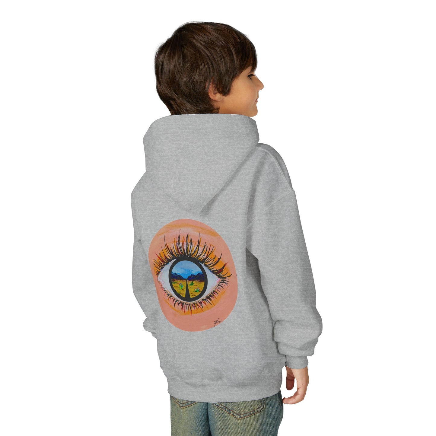 “Near or Far” Kids Hoodie