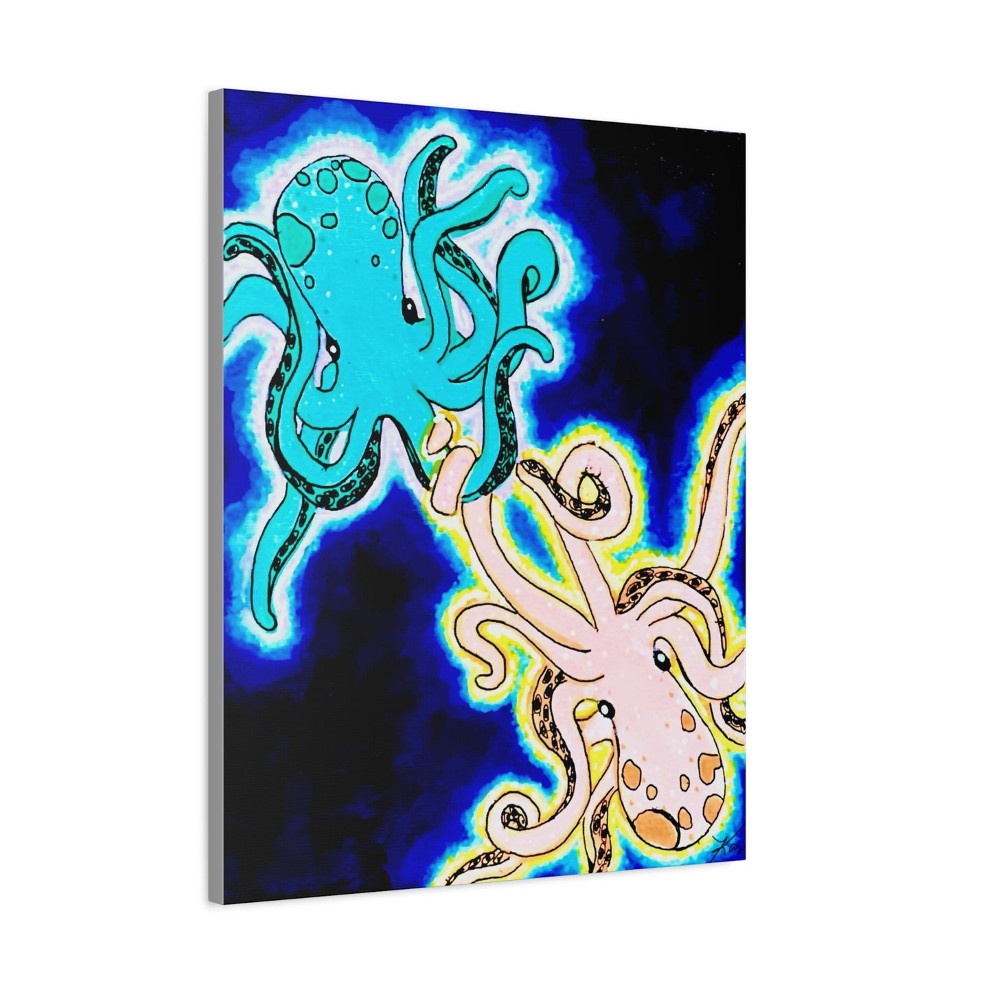 “In Deep” Stretched Canvas Print