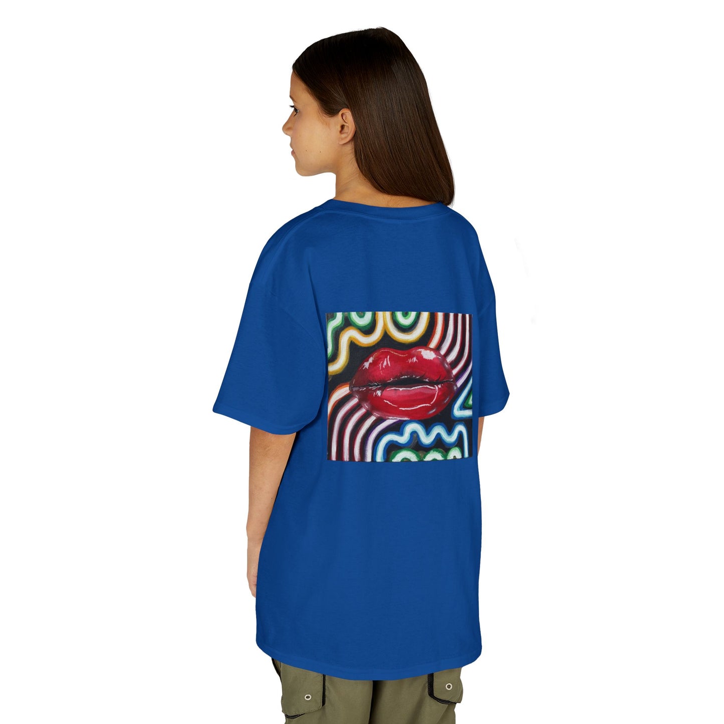‘Kiss Under the Neon” Kids T-Shirt