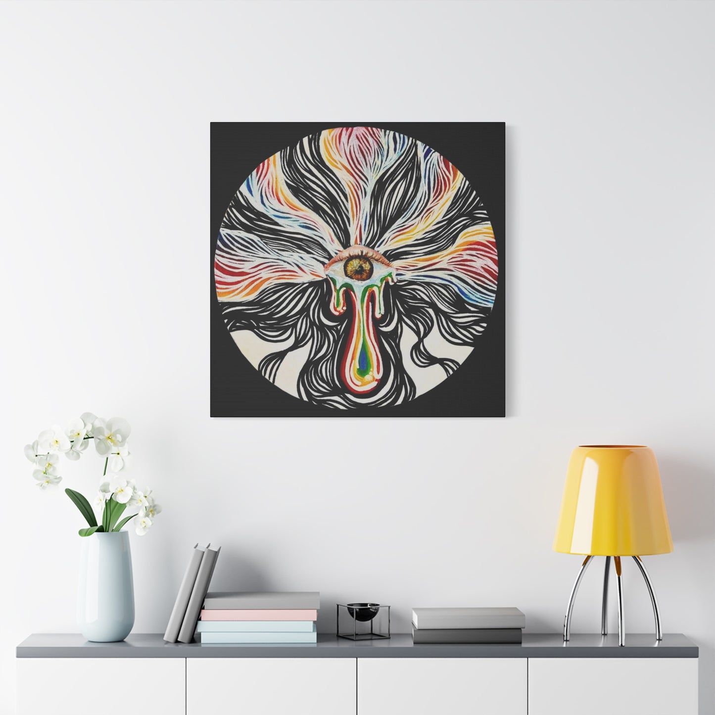 “Shades of Emotion” Stretched Canvas Print