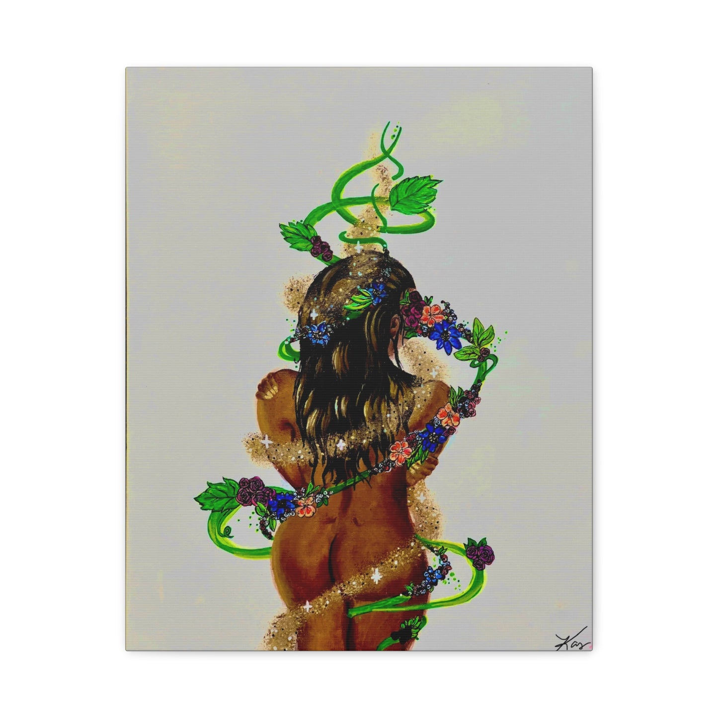 “Embrace” Stretched Canvas Print