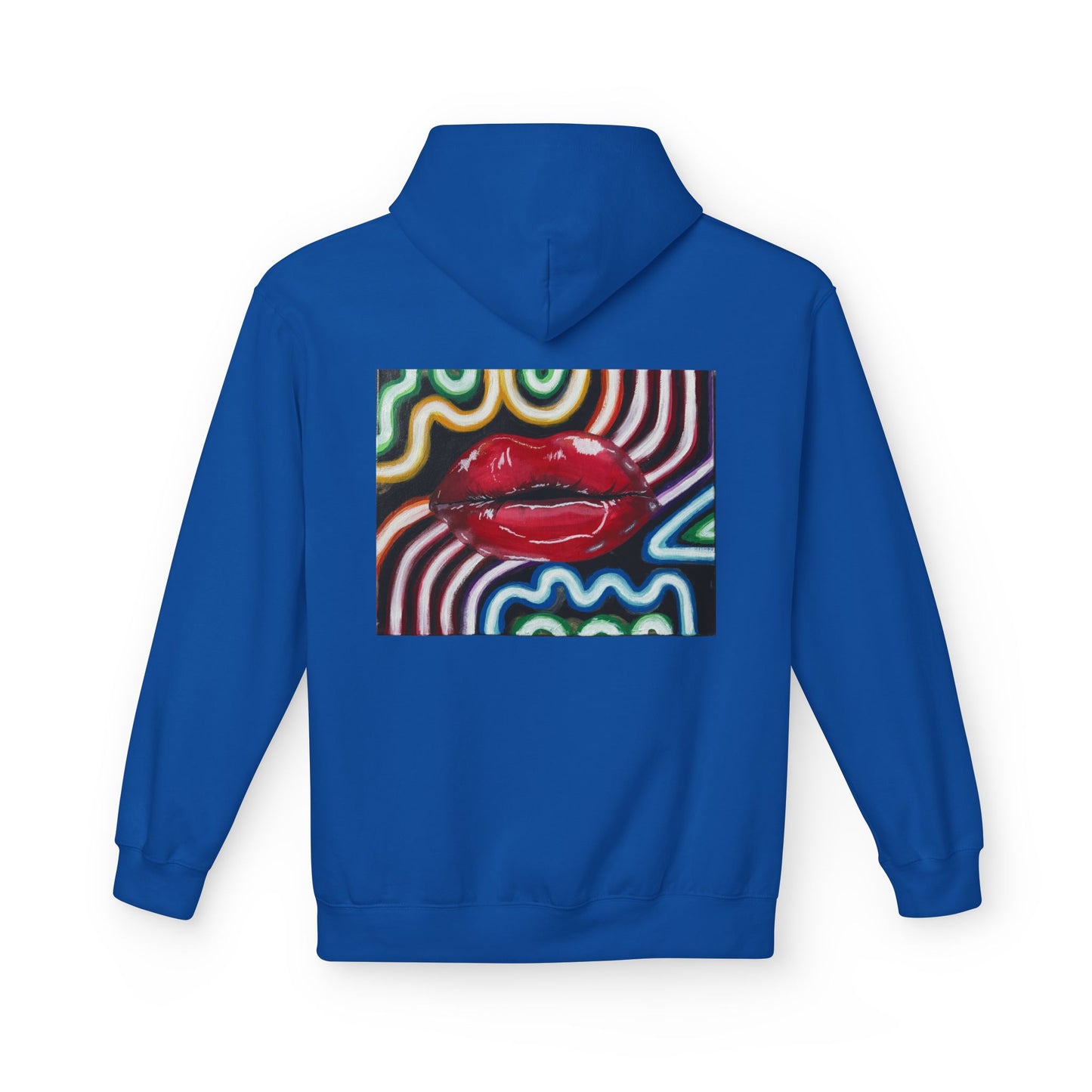 “Kiss Under the Neon” Unisex Hoodie
