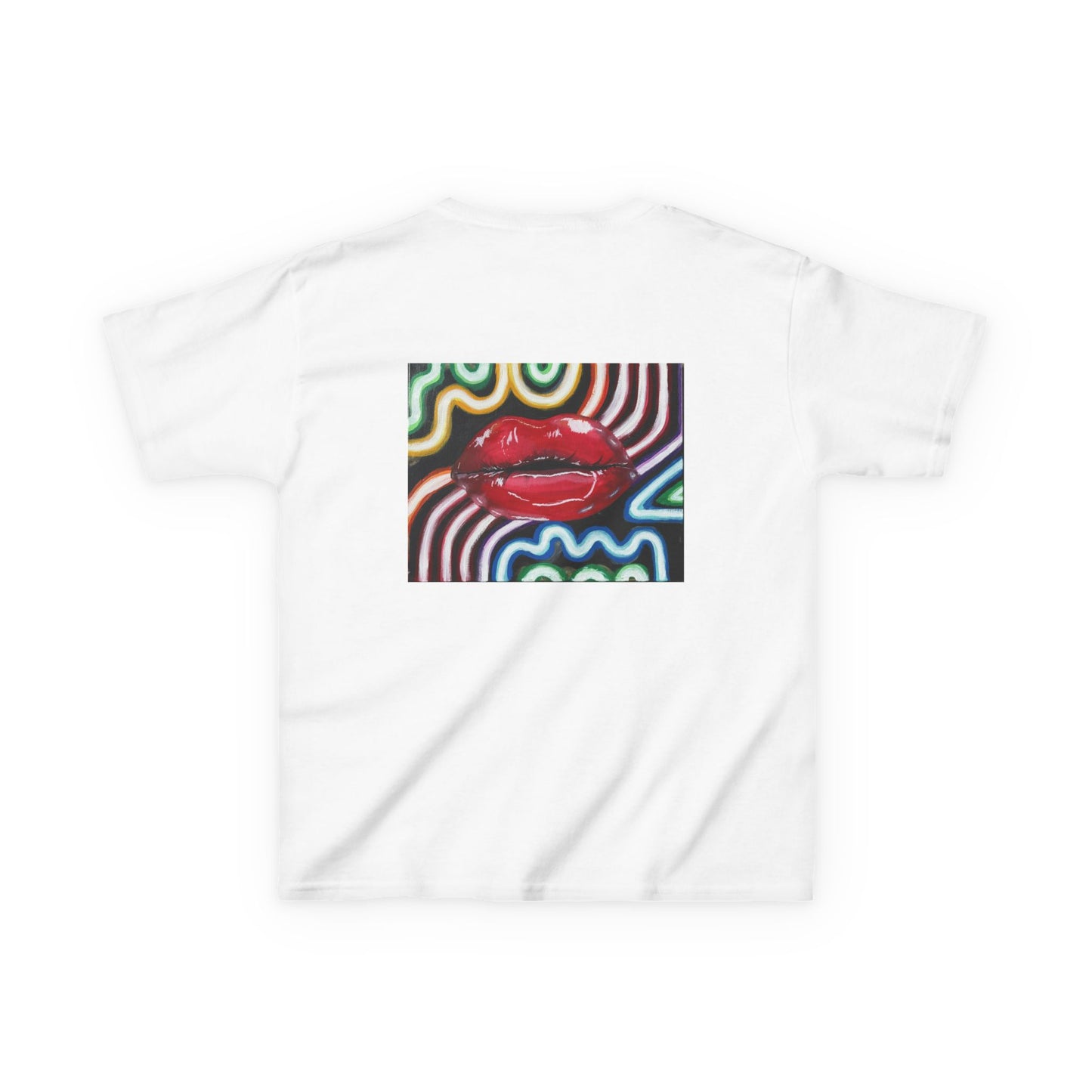 ‘Kiss Under the Neon” Kids T-Shirt