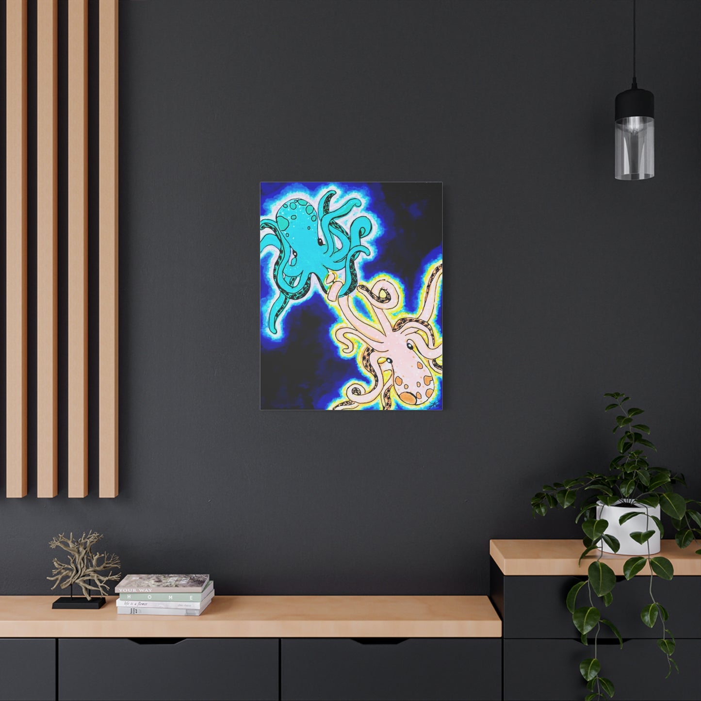 “In Deep” Stretched Canvas Print