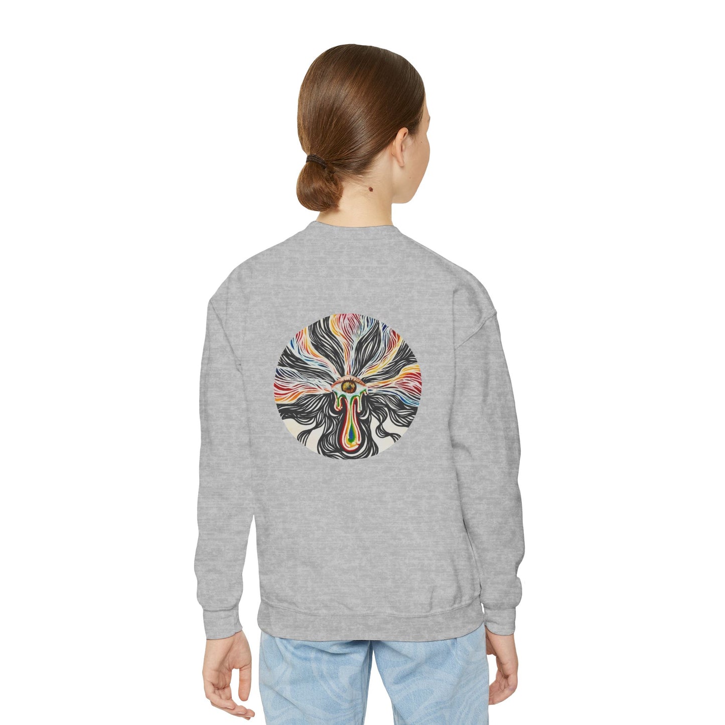“Shades of Emotion” Kids Crewneck Sweater