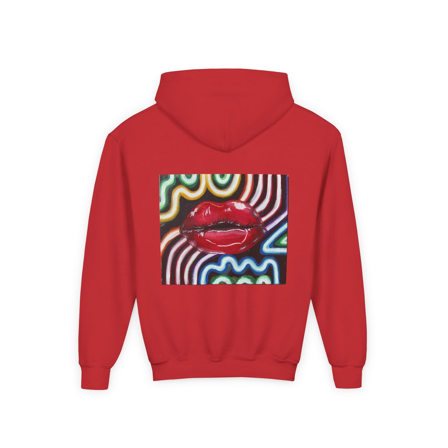 “Kiss Under the Neon” Kids Hoodie