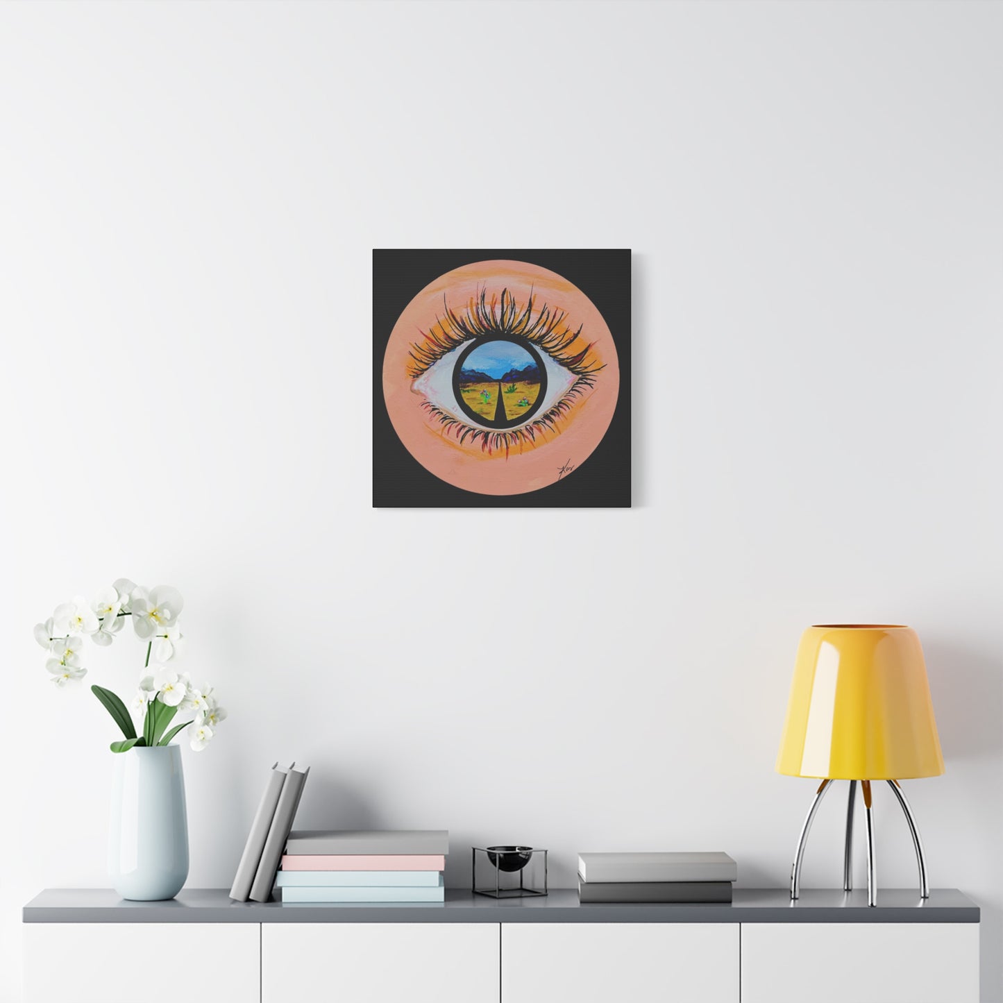 “Near or Far” Stretched Canvas Print
