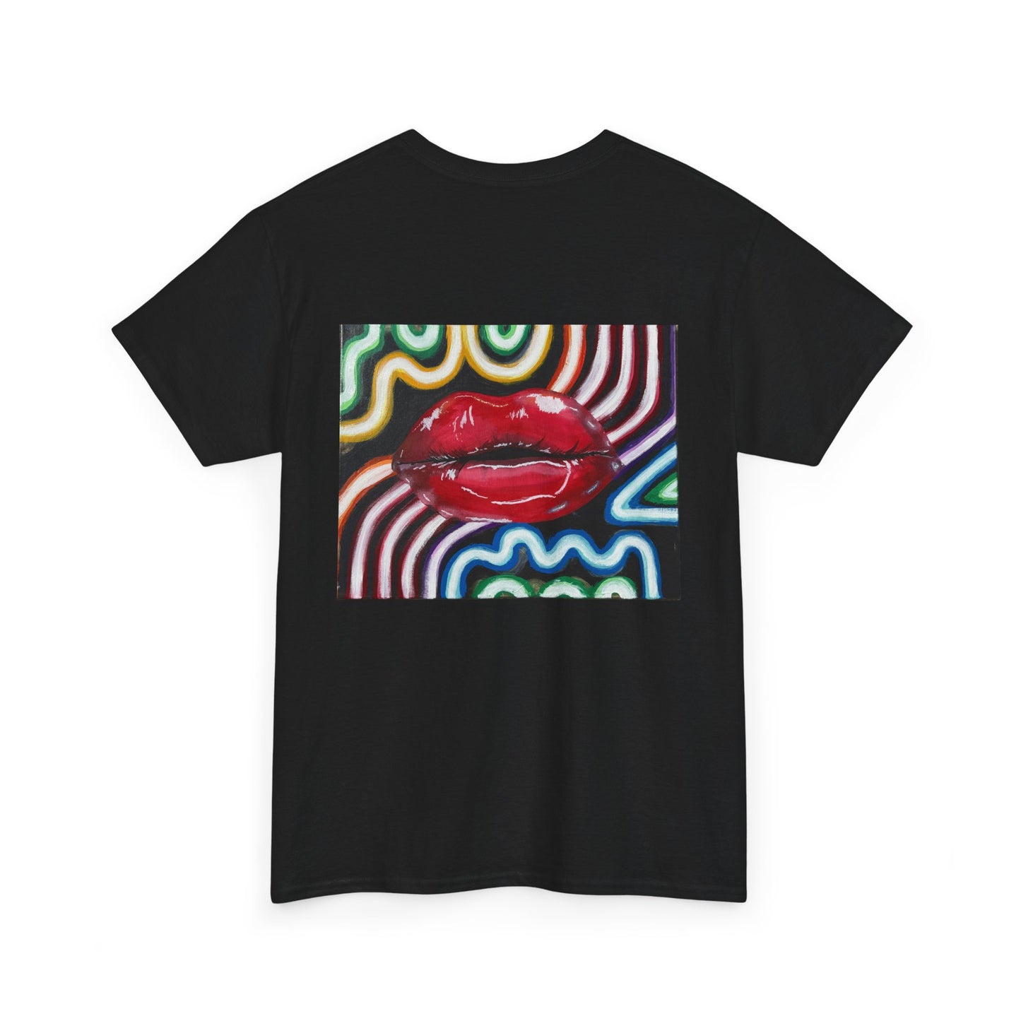 “Kiss Under the Neon” Unisex T-shirt
