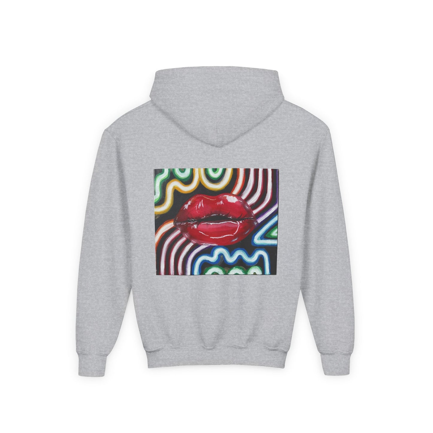 “Kiss Under the Neon” Kids Hoodie