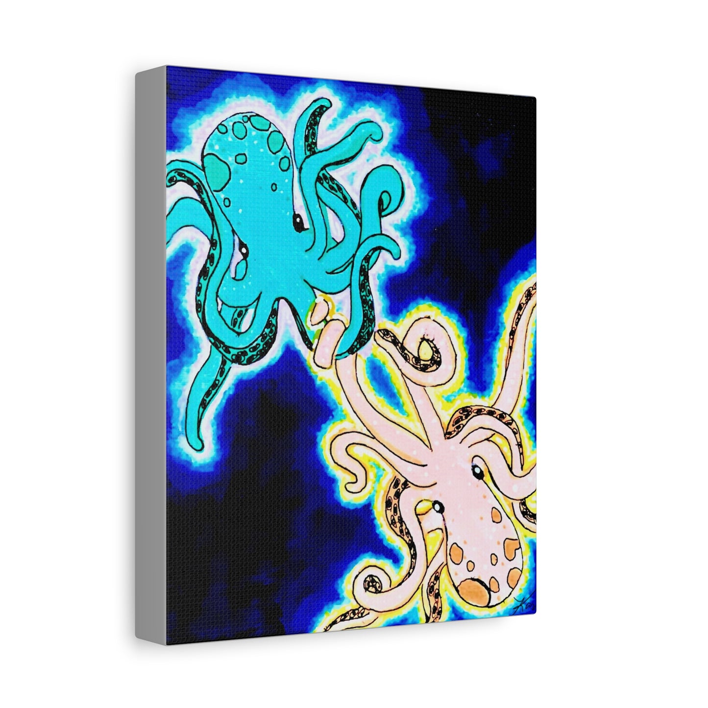 “In Deep” Stretched Canvas Print