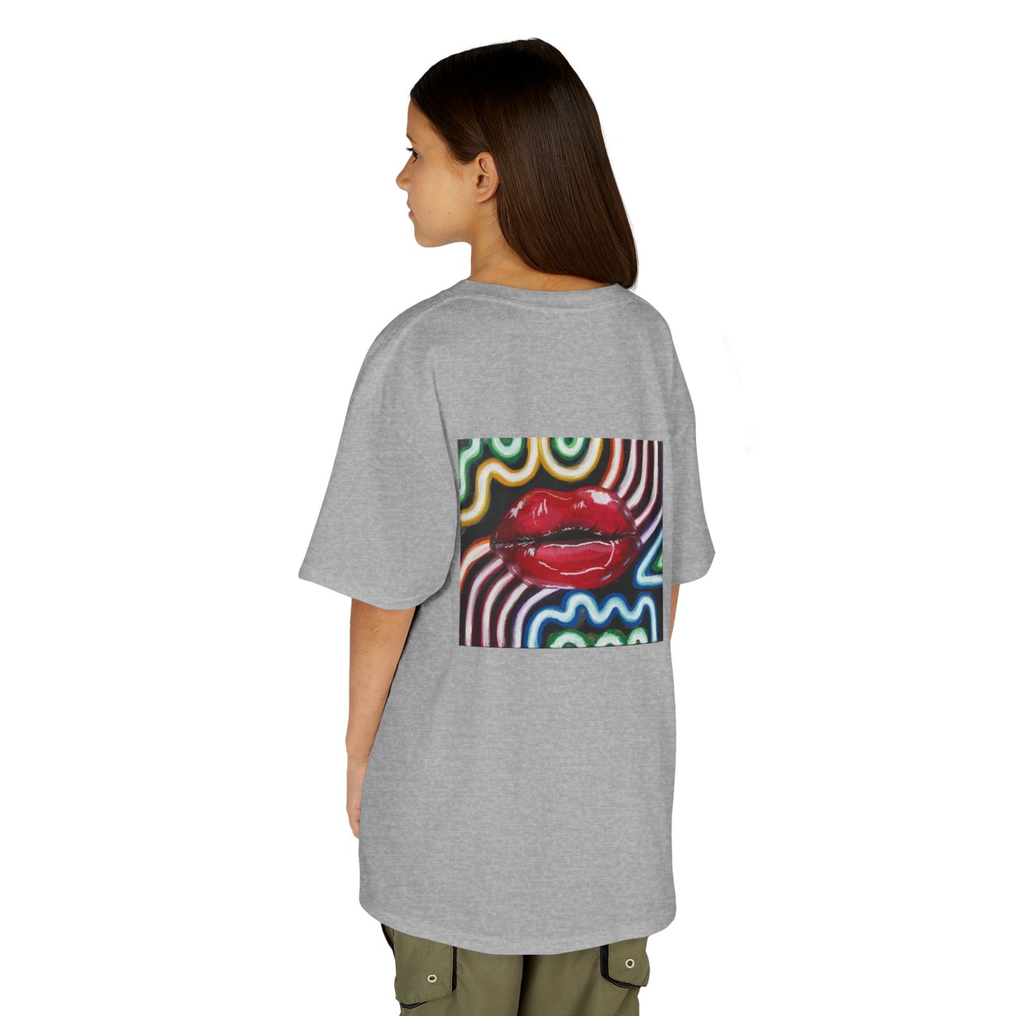 ‘Kiss Under the Neon” Kids T-Shirt