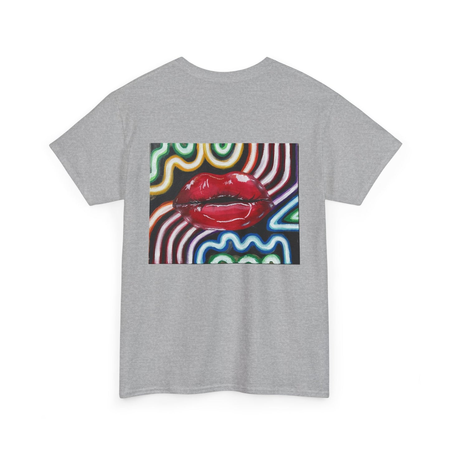 “Kiss Under the Neon” Unisex T-shirt