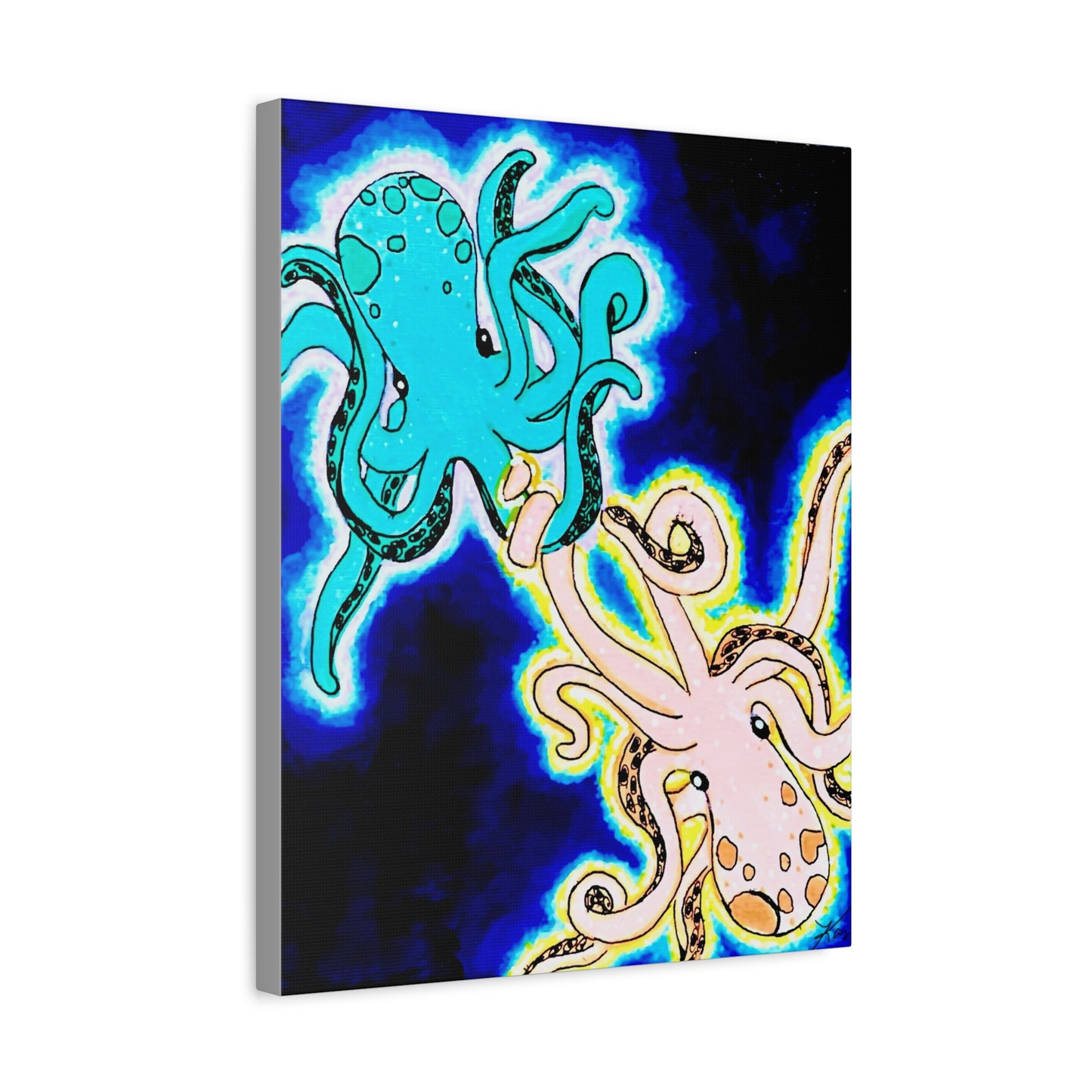 “In Deep” Stretched Canvas Print