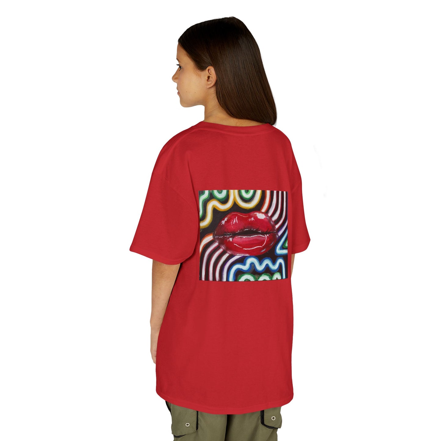 ‘Kiss Under the Neon” Kids T-Shirt