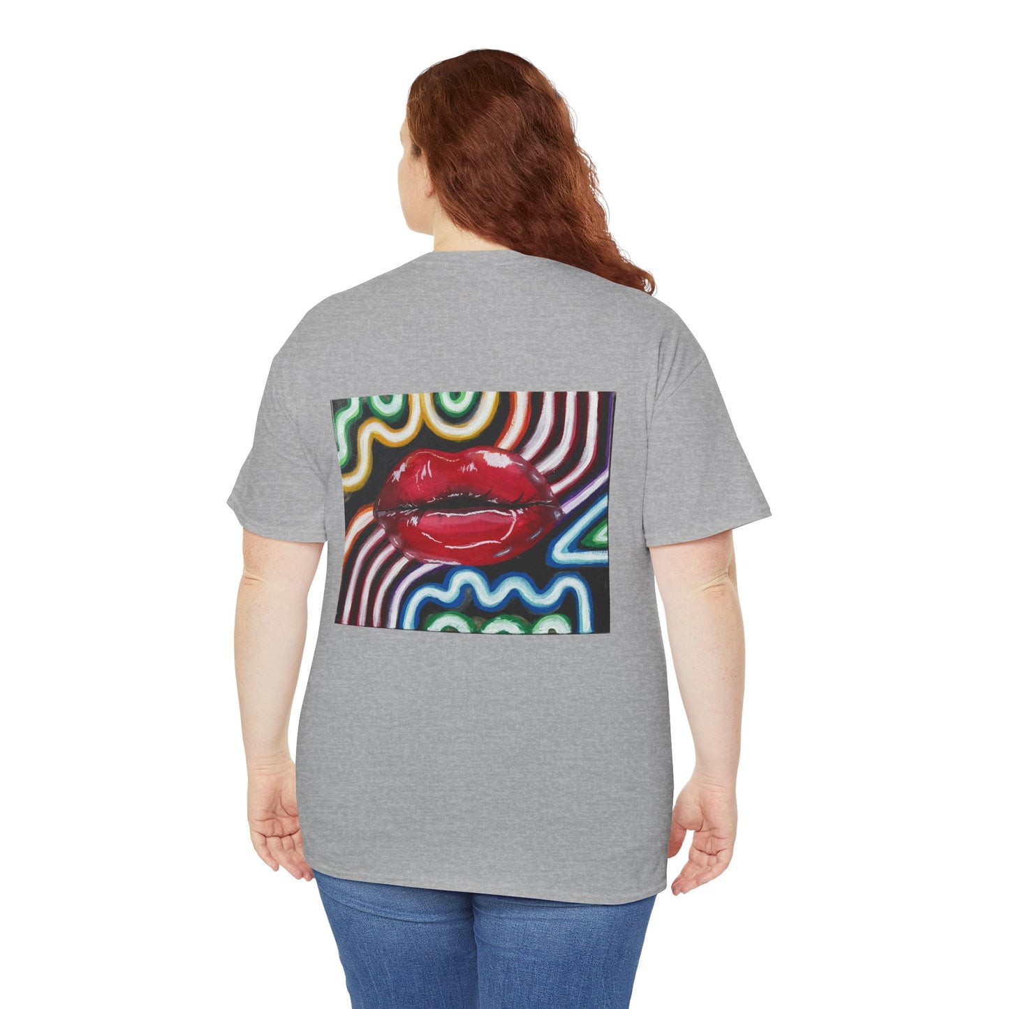 “Kiss Under the Neon” Unisex T-shirt