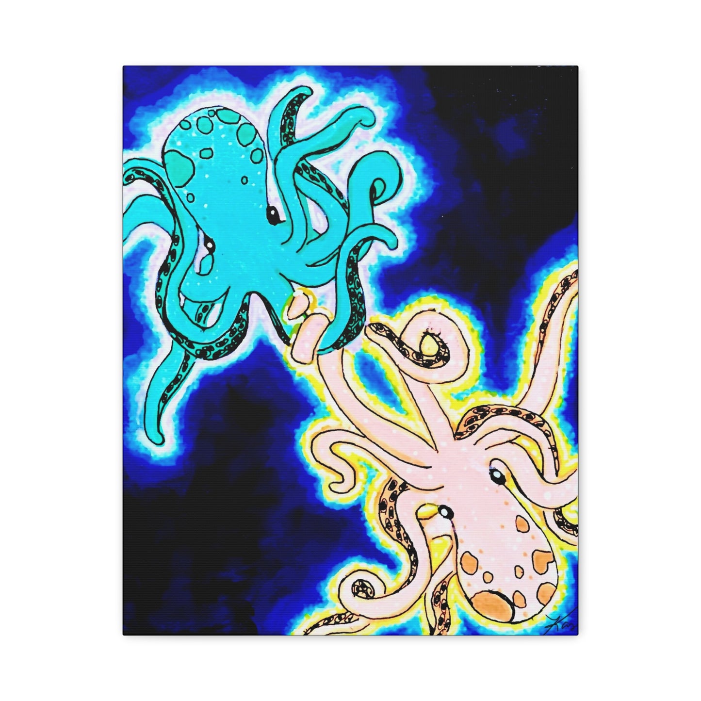 “In Deep” Stretched Canvas Print