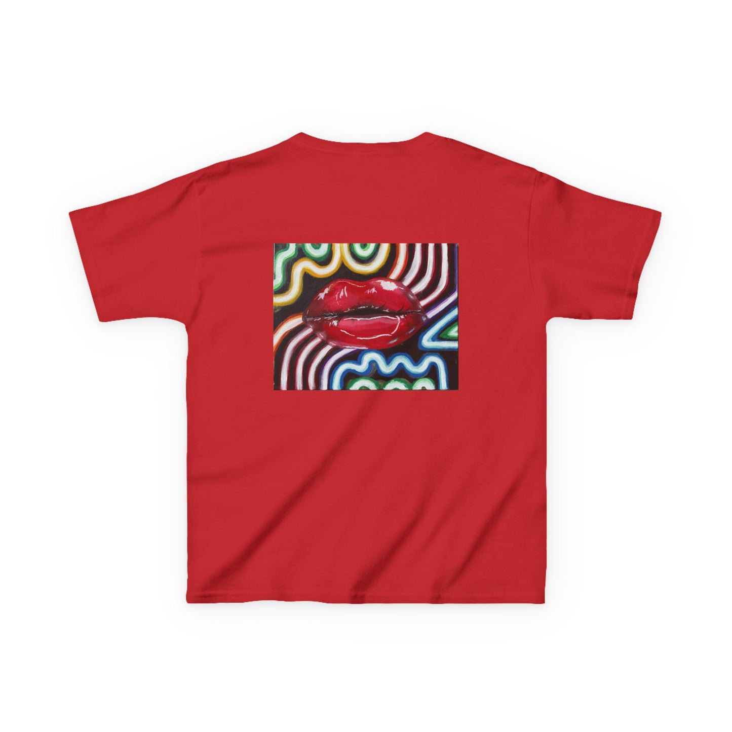 ‘Kiss Under the Neon” Kids T-Shirt